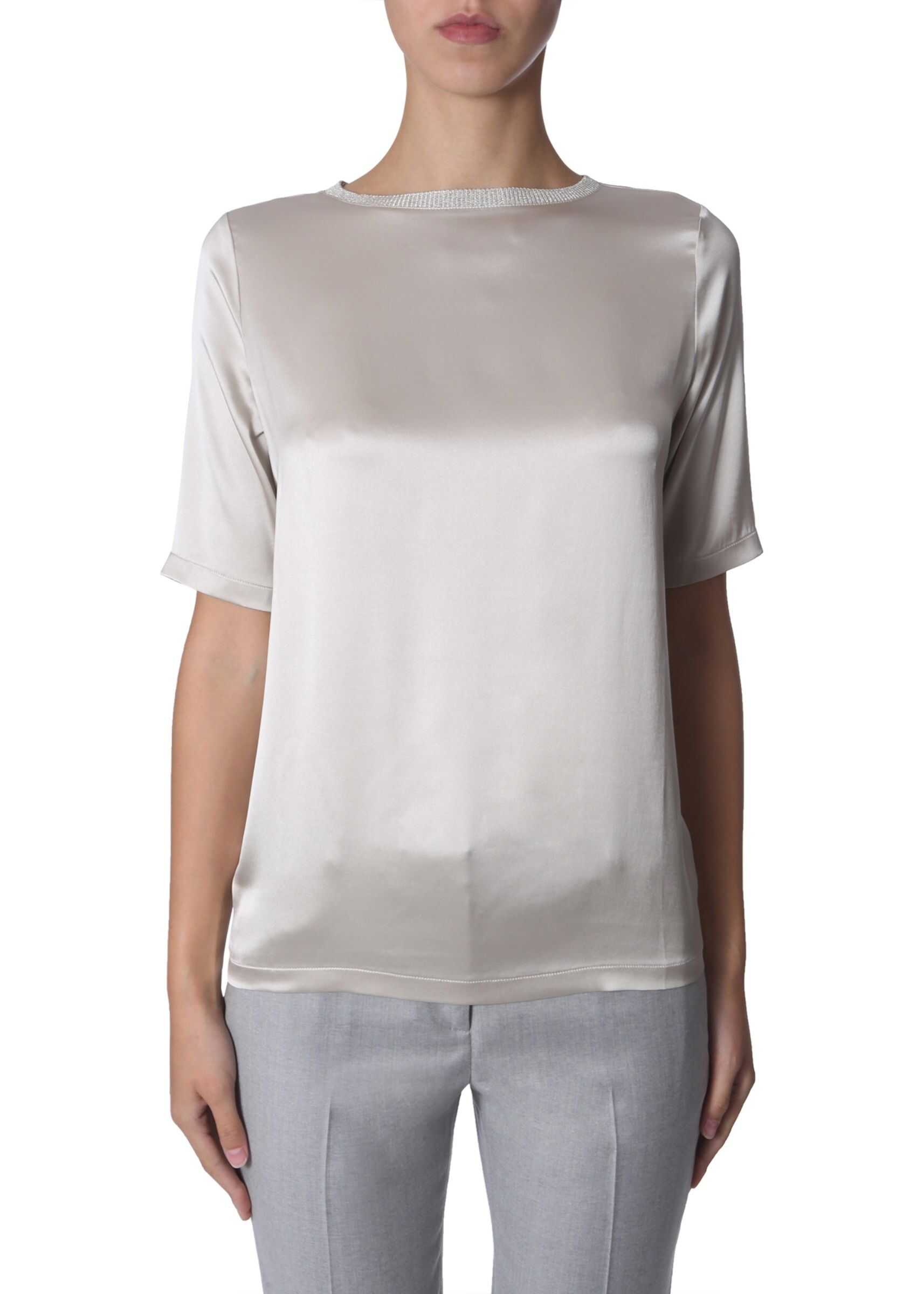Fabiana Filippi Round Neck T-Shirt IVORY