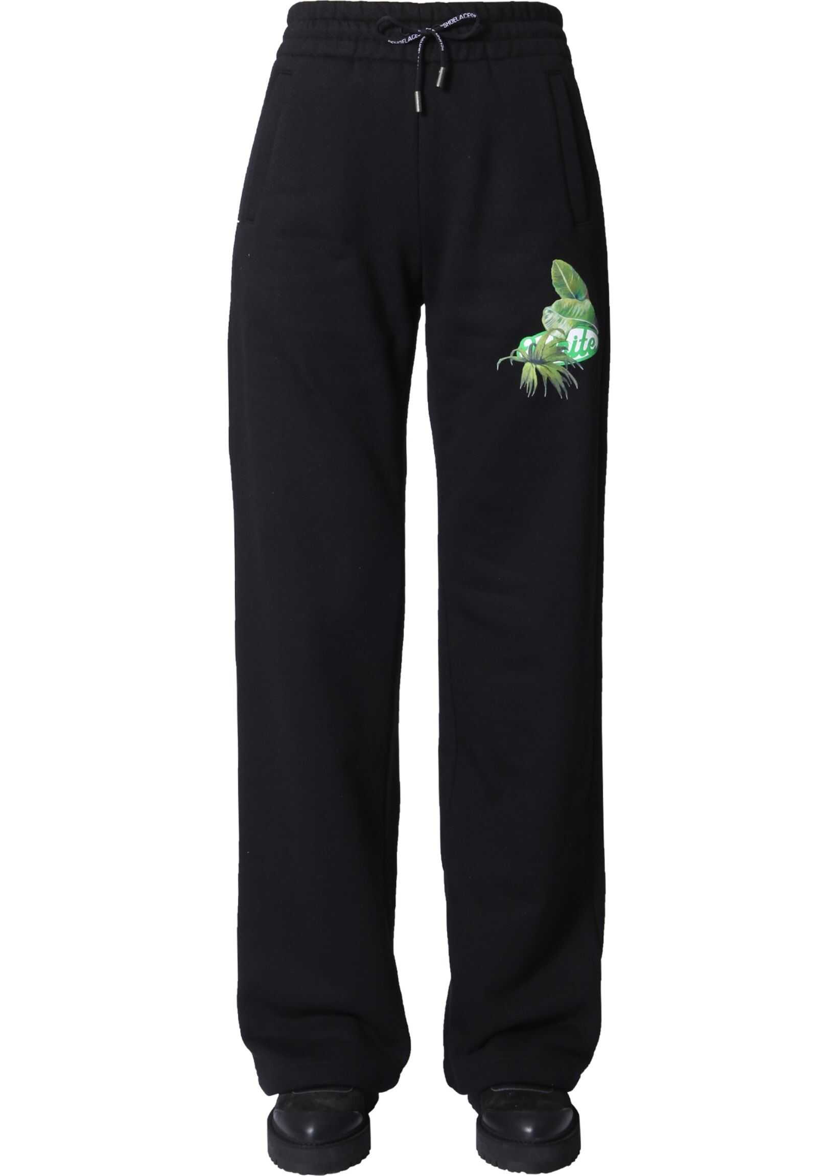 Off-White Relaxed Fit Trousers BLACK