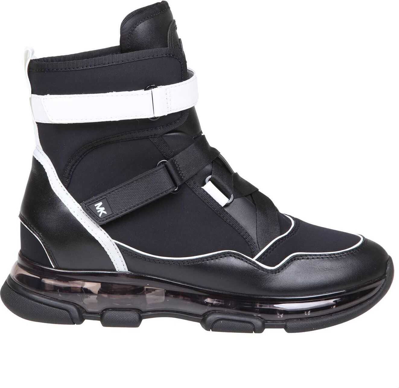 Michael Kors Kendra Lace Up Sneakers In Black Black