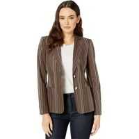 Sacouri casual Stripe Two-Button Jacket Femei