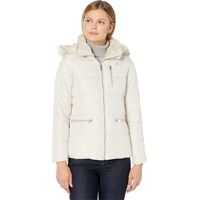 Geci de iarna Faux Fur Hooded Jacket Femei