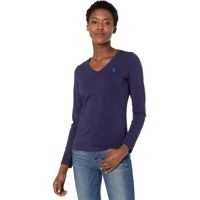 Bluze Solid Long Sleeve Stretch Tee Femei