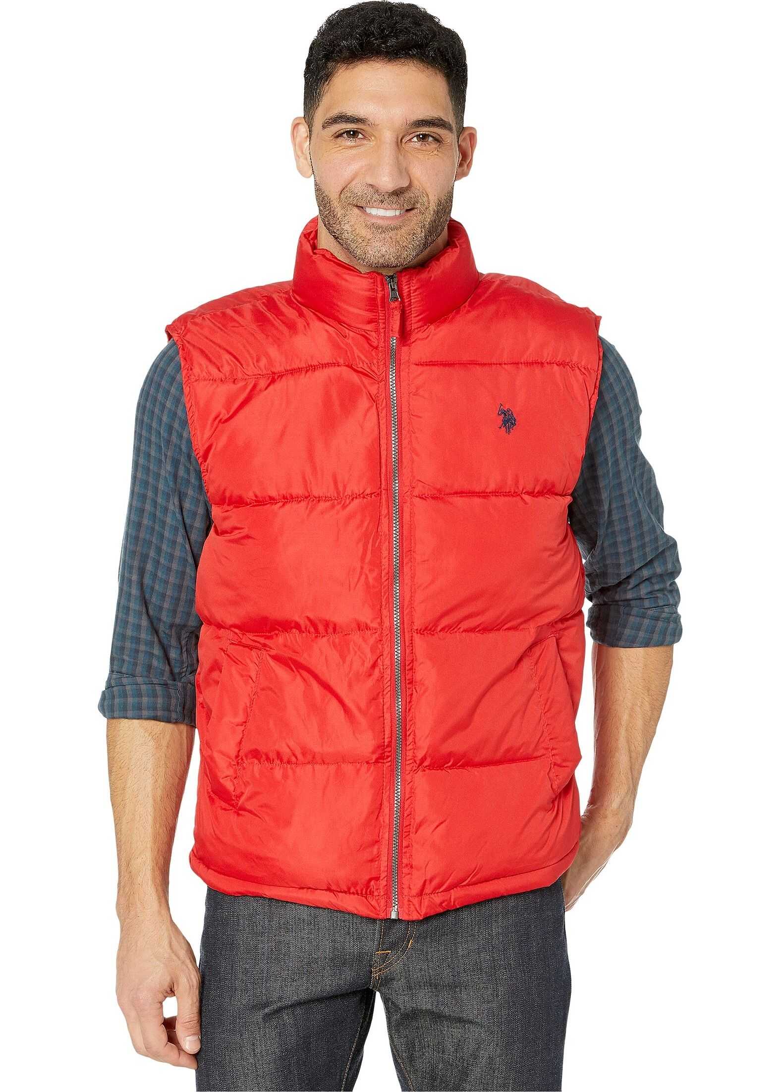 U.S. POLO ASSN. Signature Vest Engine Red