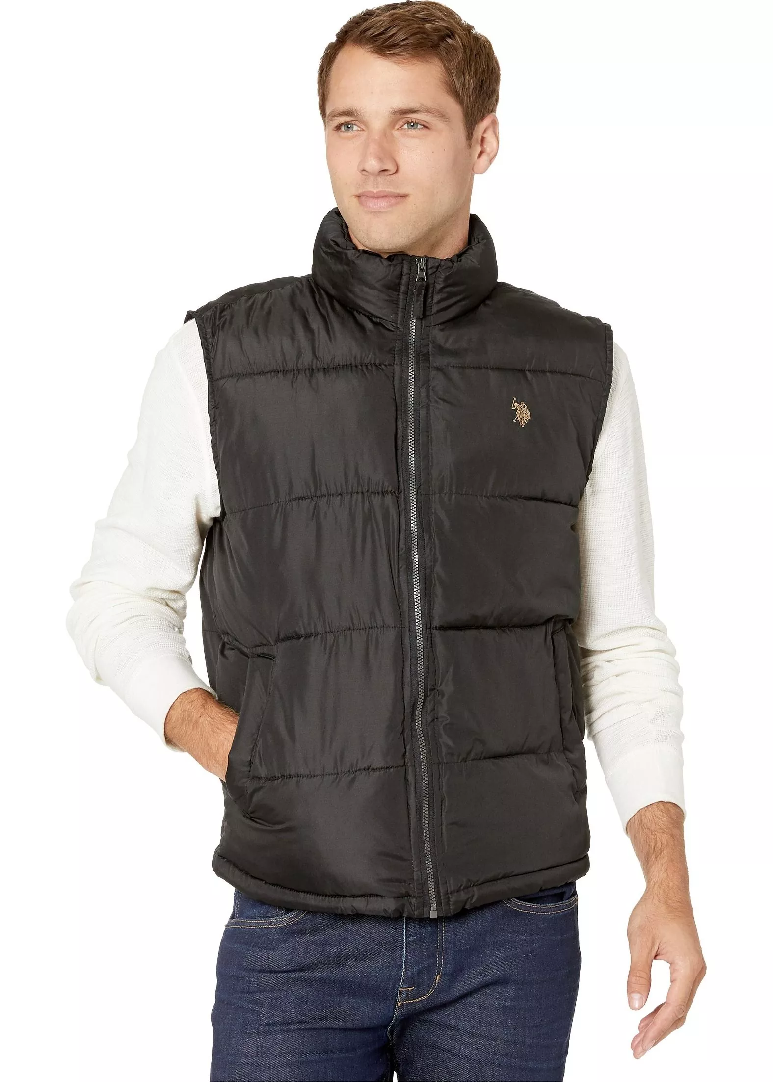 U.S. POLO ASSN. Signature Vest Black