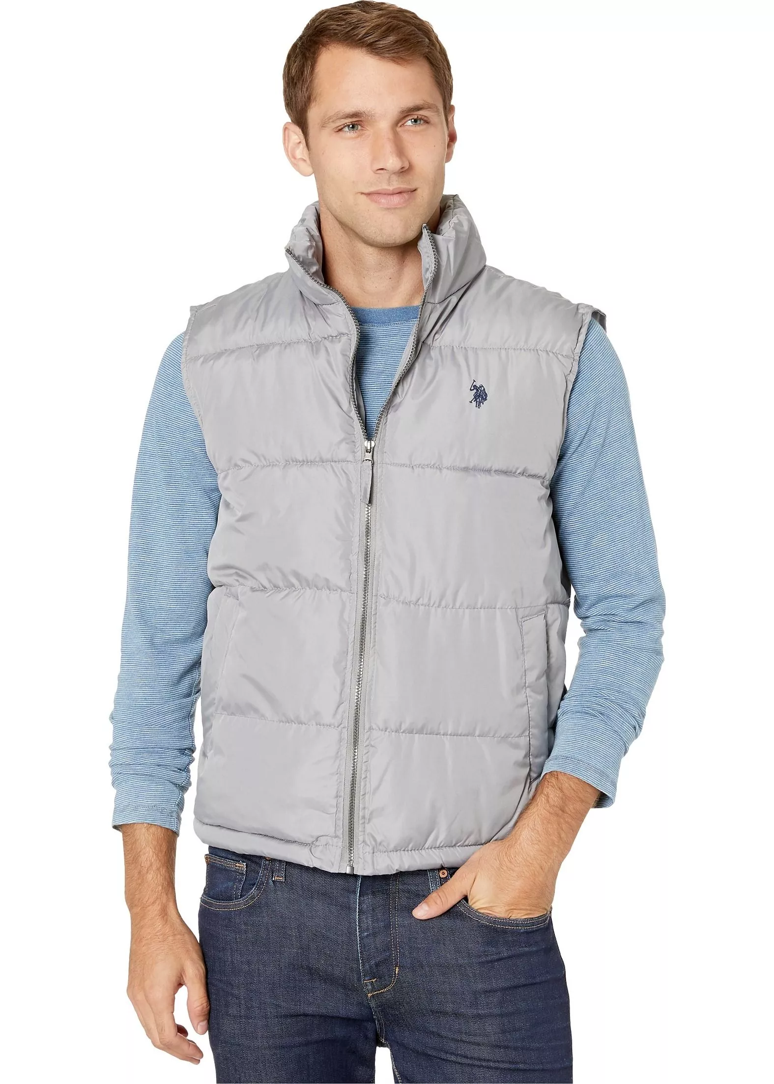 U.S. POLO ASSN. Signature Vest Vapor Grey