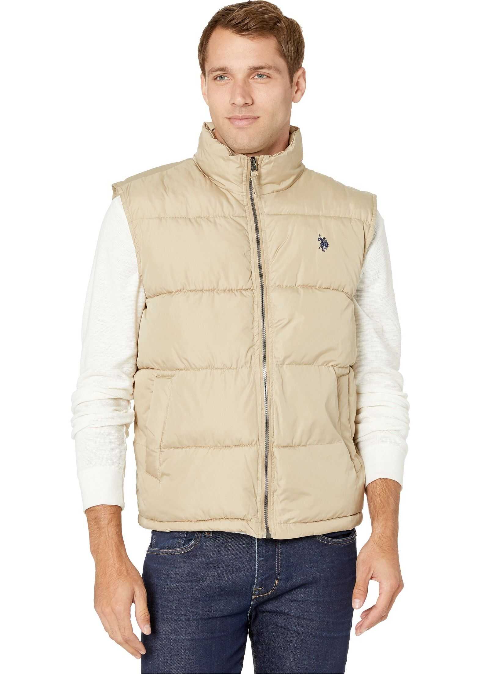 U.S. POLO ASSN. Signature Vest Thomston Khaki