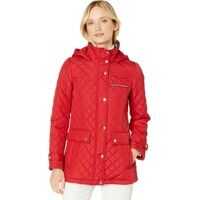 Geci de iarna 29" Diamond Quilt Double Collar Americana Detail Femei