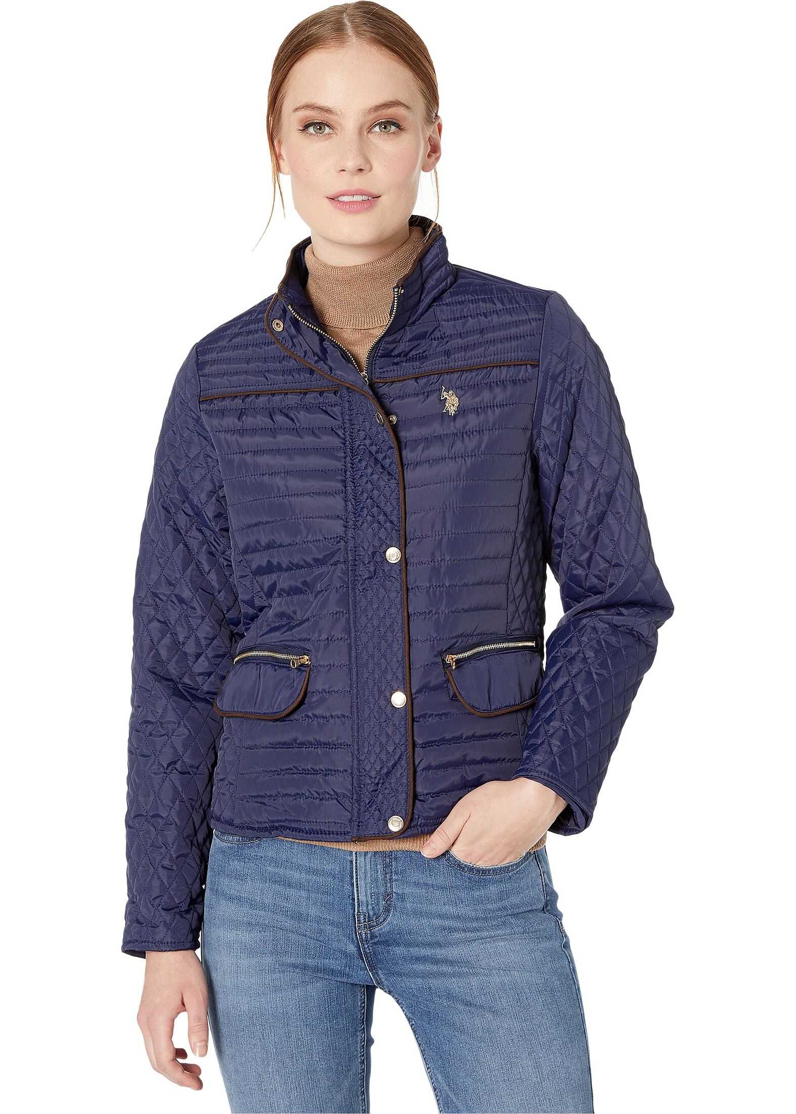 U.S. POLO ASSN. Quilt Jacket Evening Blue