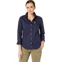 Camasi casual Long Sleeve Solid Woven Shirt Femei