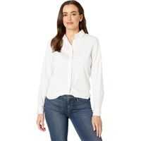 Camasi casual Long Sleeve Solid Woven Shirt Femei
