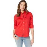 Camasi casual Long Sleeve Solid Woven Shirt Femei