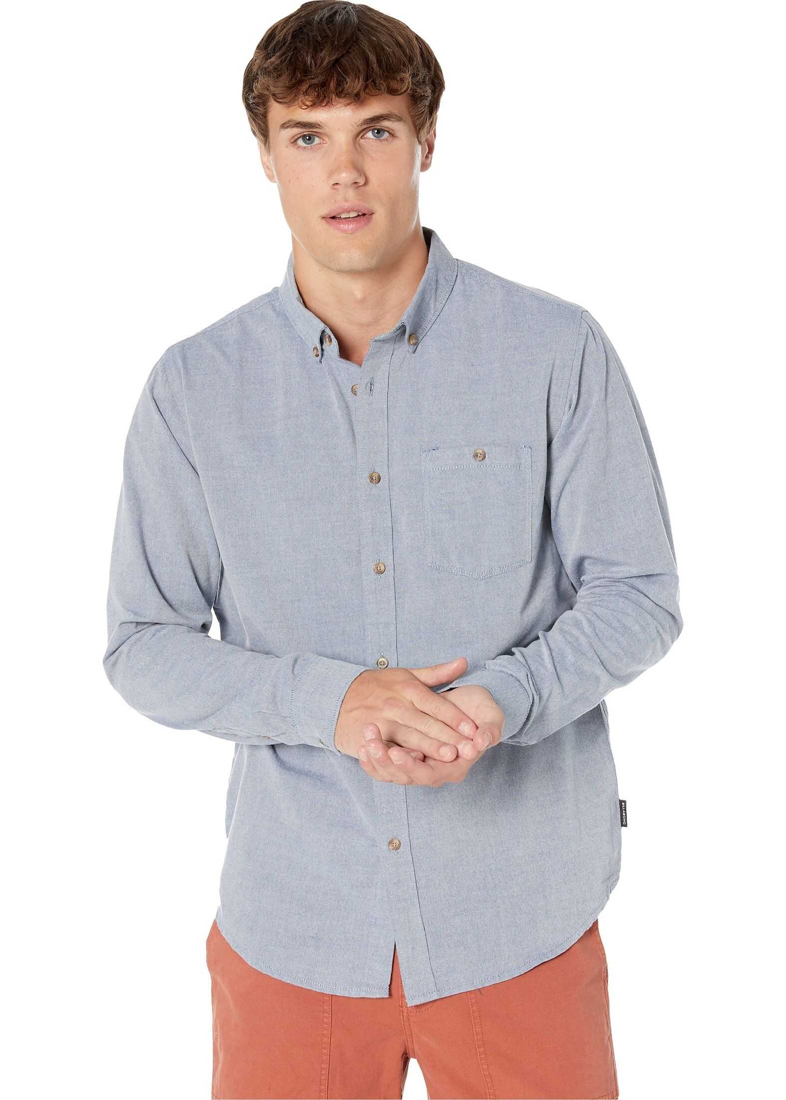 Camasa Billabong All Day Long Sleeve Woven Blue