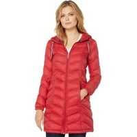 Geci de iarna 35" Chevron Hooded Packable Femei