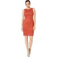 Rochii elegante Scuba Suede Sheath Dress Femei