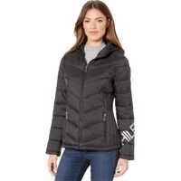 Geci de iarna 26" Hooded Chevron Packable w/ Hilfiger Logo Femei