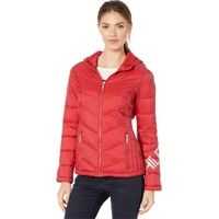 Geci de iarna 26" Hooded Chevron Packable w/ Hilfiger Logo Femei