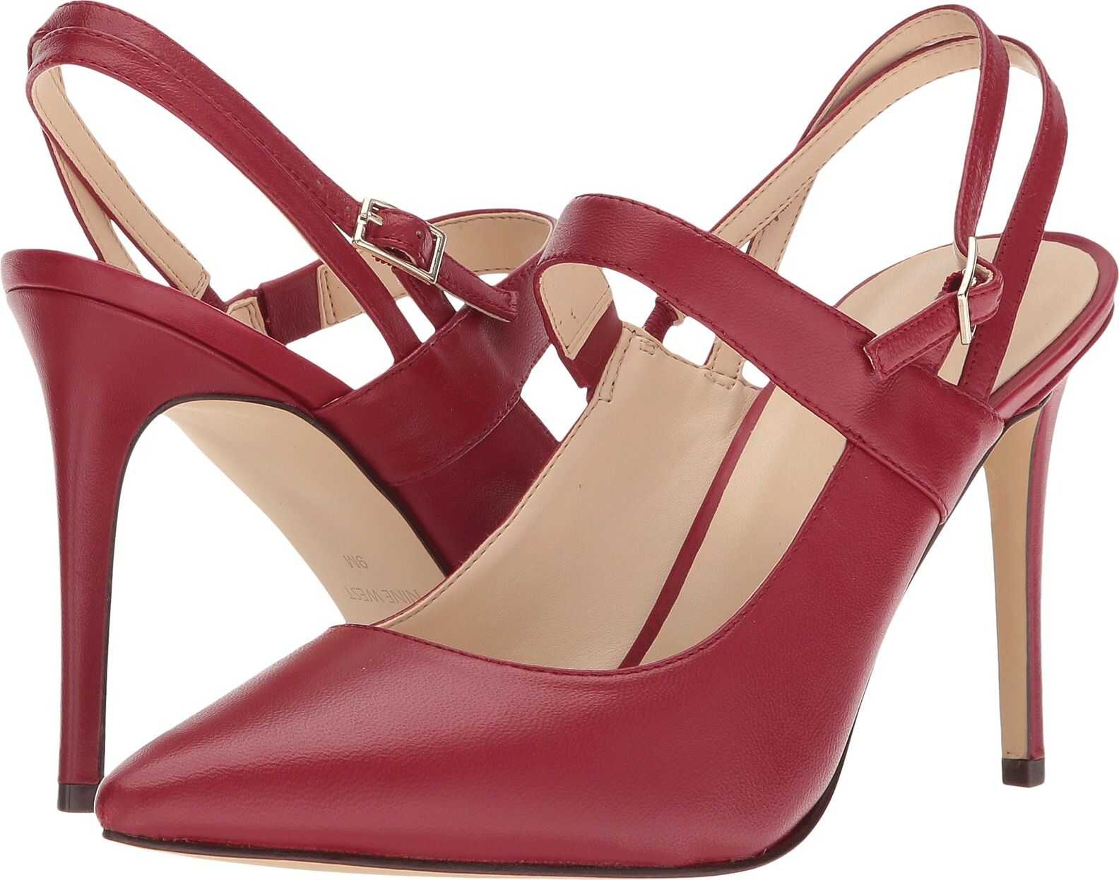 Nine West Tabbae Ruby Red Bella Nappa