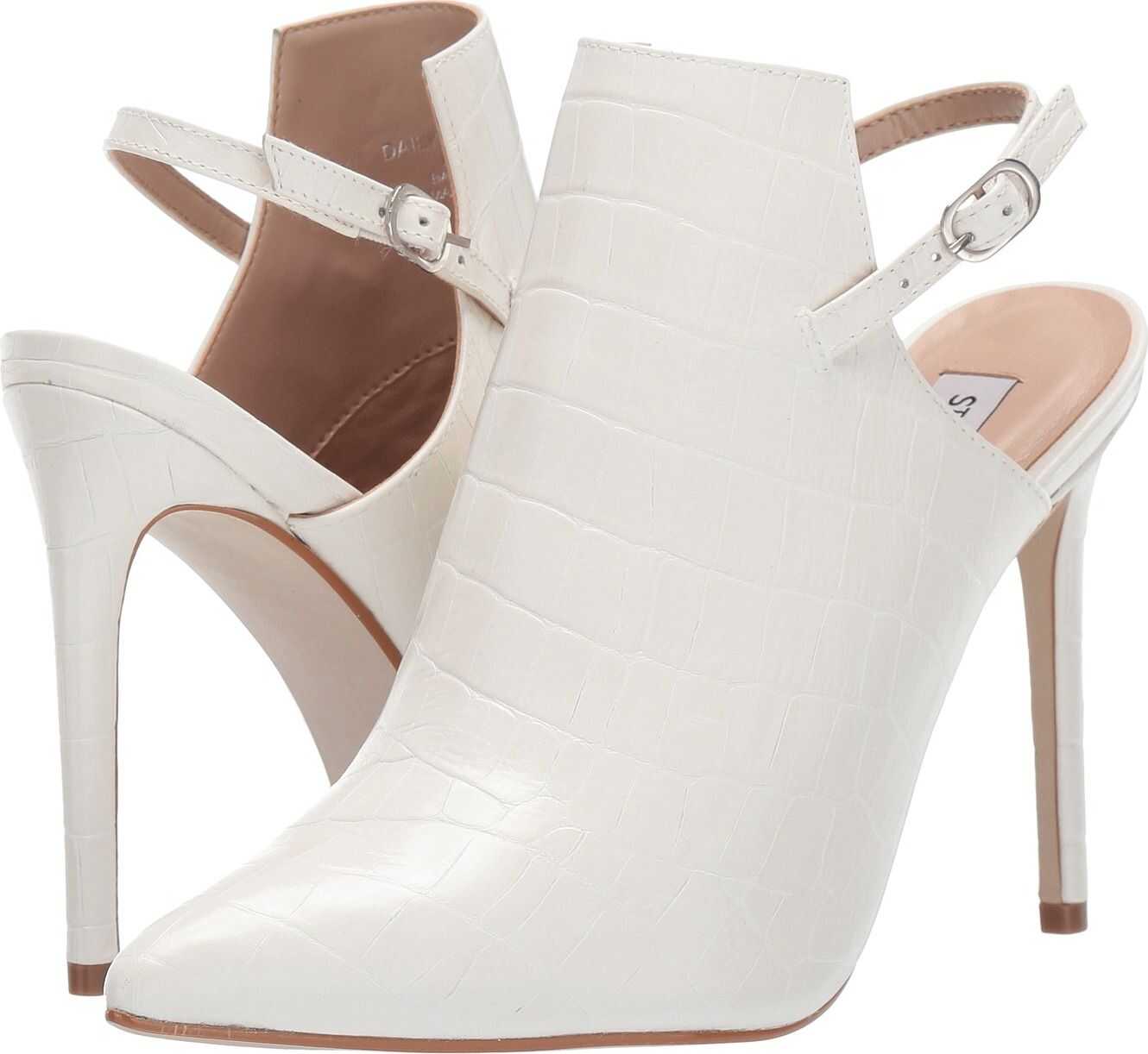 Steve Madden Daily Bootie White Croco
