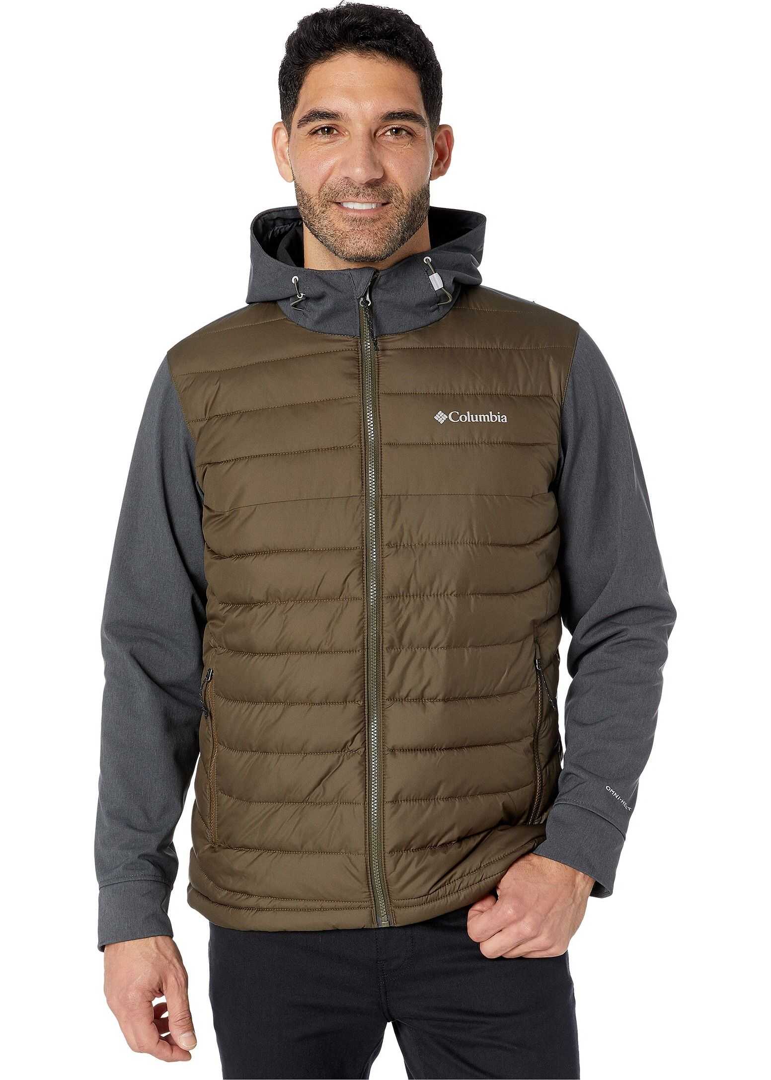 Columbia Powder Lite™ Hybrid Jacket Olive Green/Black Heather