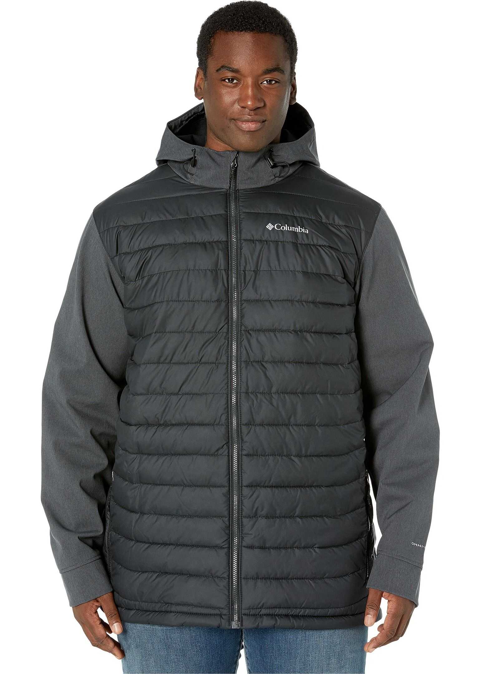 Columbia Big & Tall Powder Lite™ Hybrid Jacket Black/Black Heather