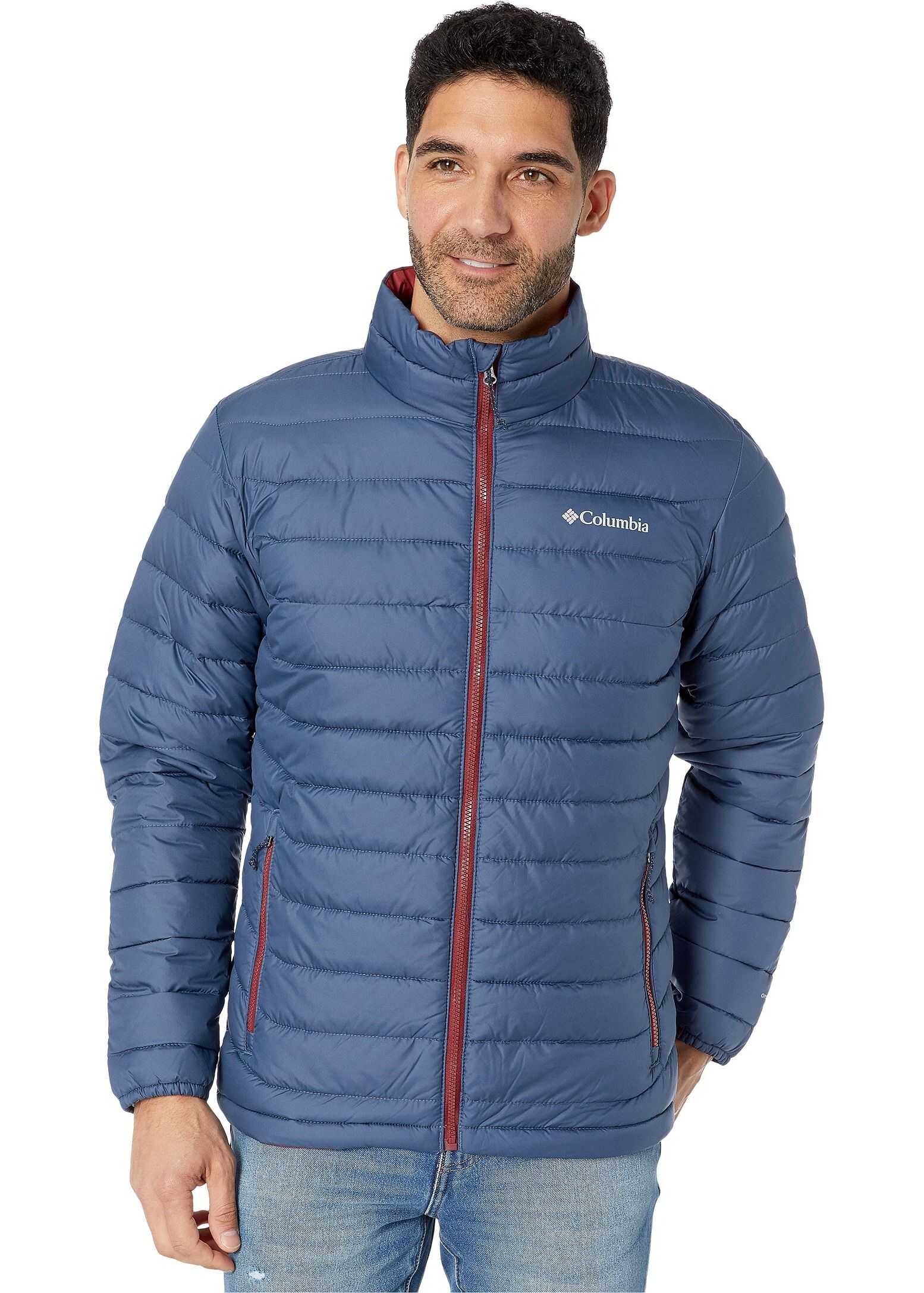 Columbia Powder Lite™ Jacket Dark Mountain/Red Jasper Pop
