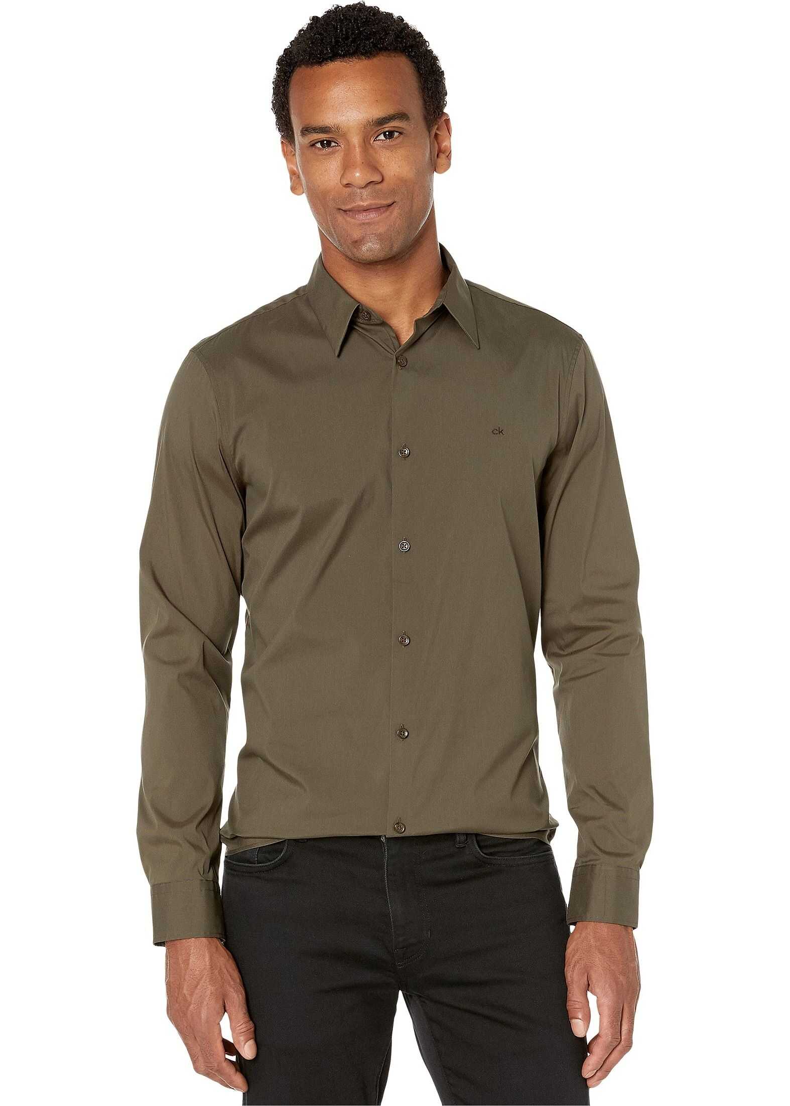 Camasa Calvin Klein The Stretch Cotton Shirt Uniform