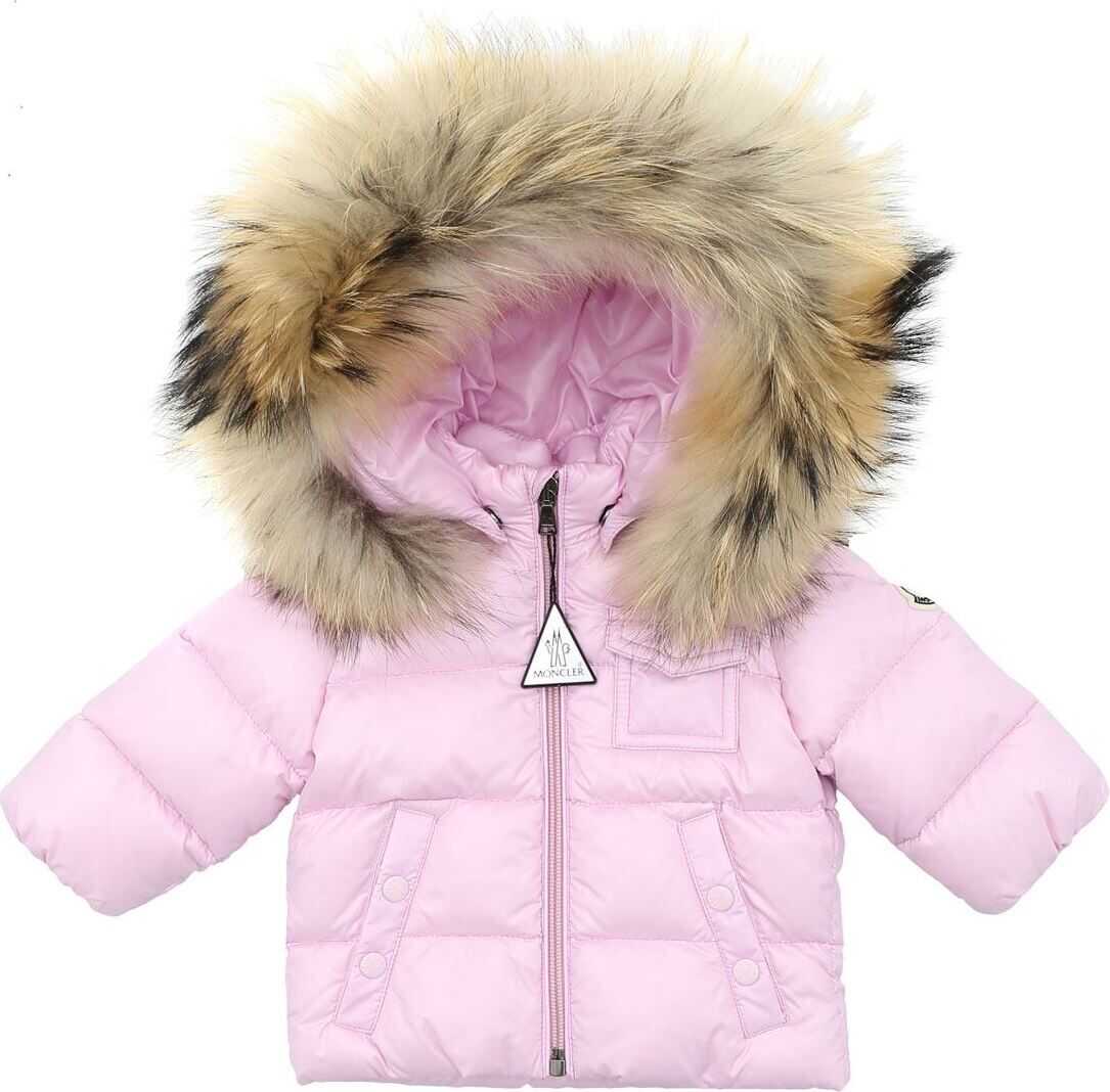 Moncler Kids K2 Down Jacket In Pink Pink