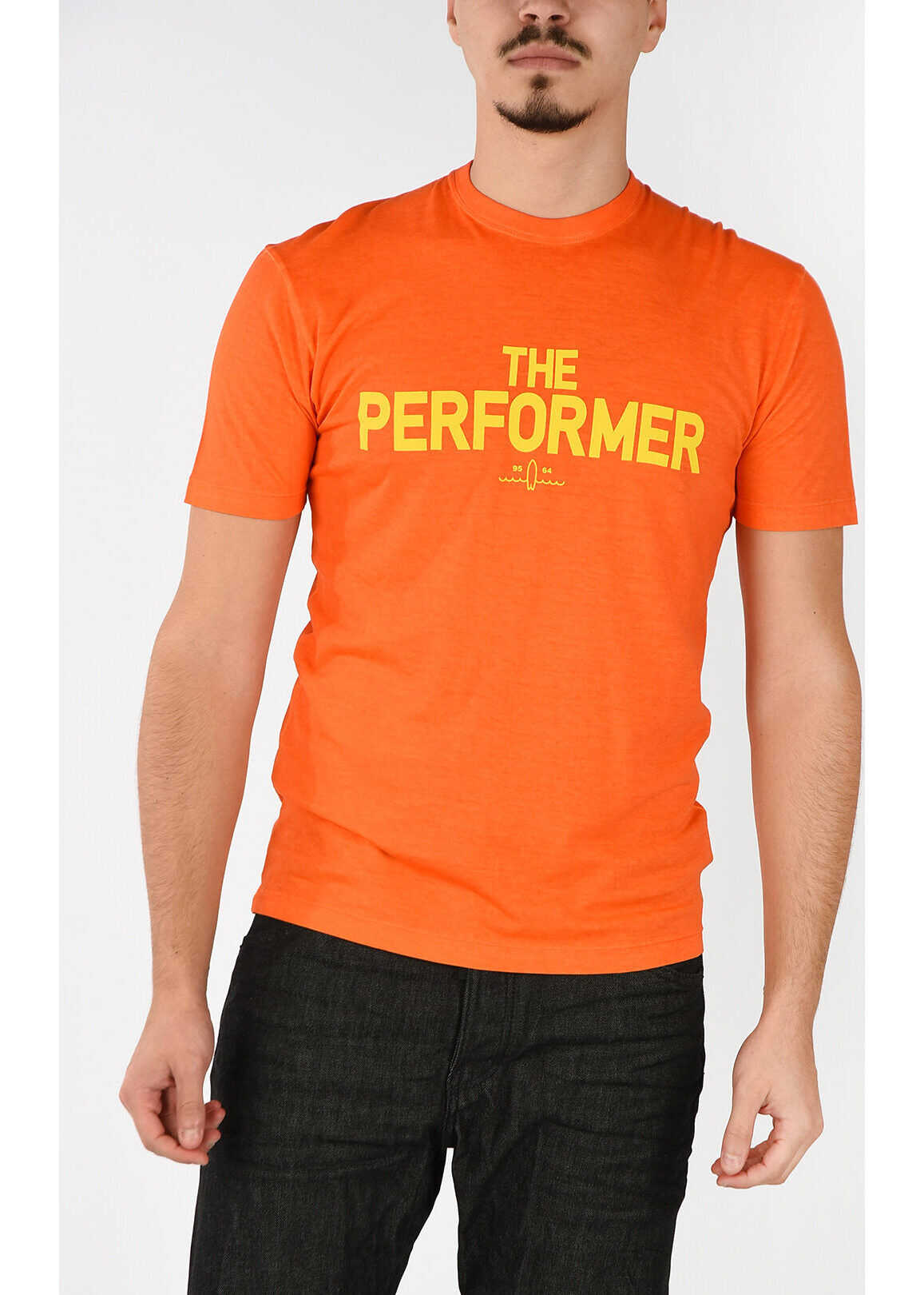 DSQUARED2 The Performer Printed T-shirt ORANGE