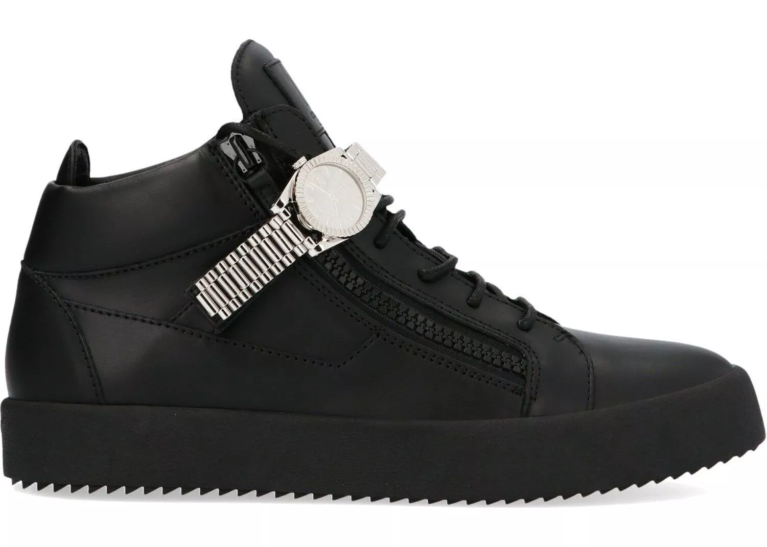 Giuseppe Zanotti Leather Sneakers BLACK