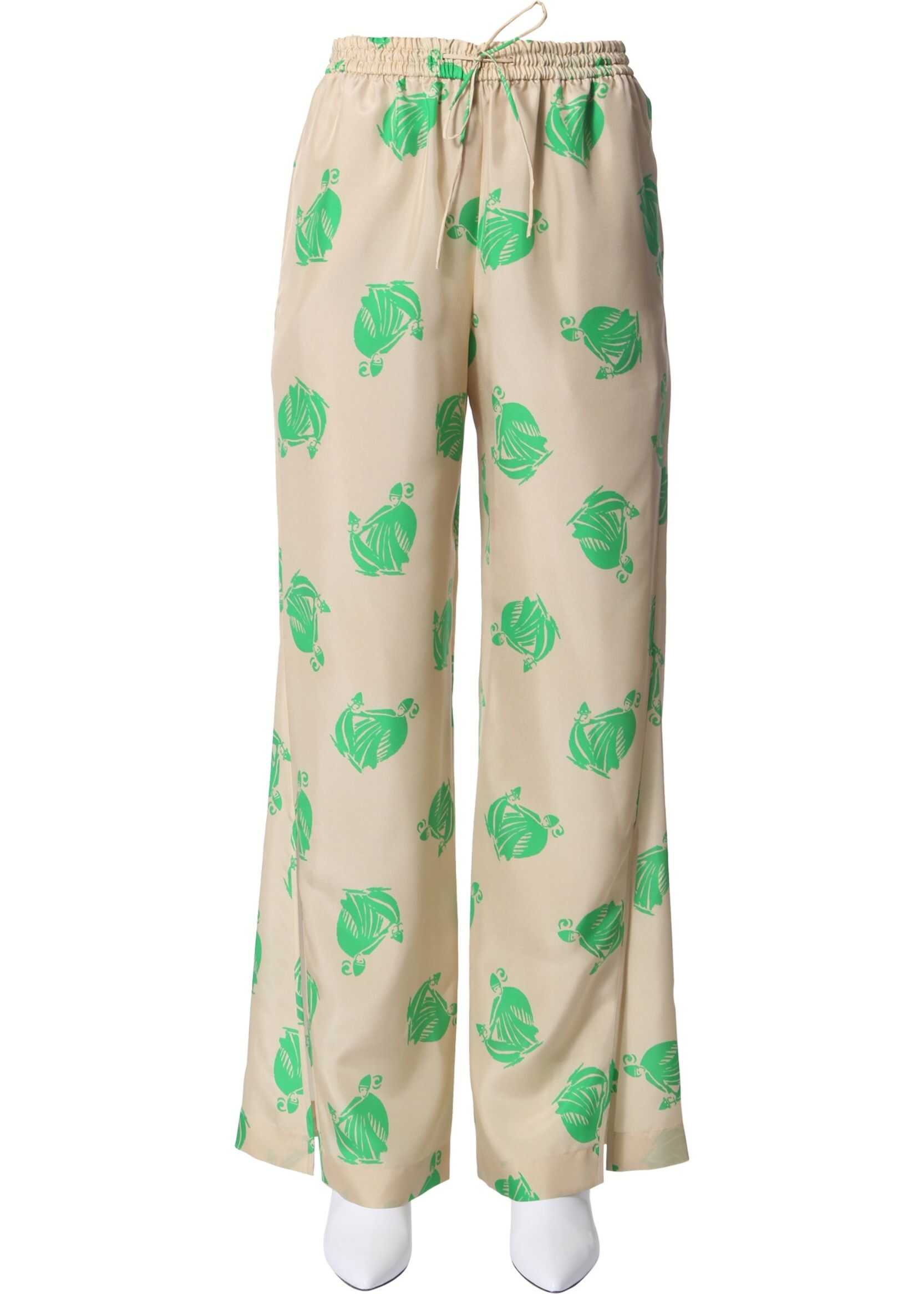 Lanvin Wide Pants BEIGE