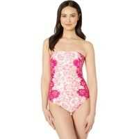 Costume de baie intregi Engineered Hawaiian Bandeau Underwire One-Piece Femei