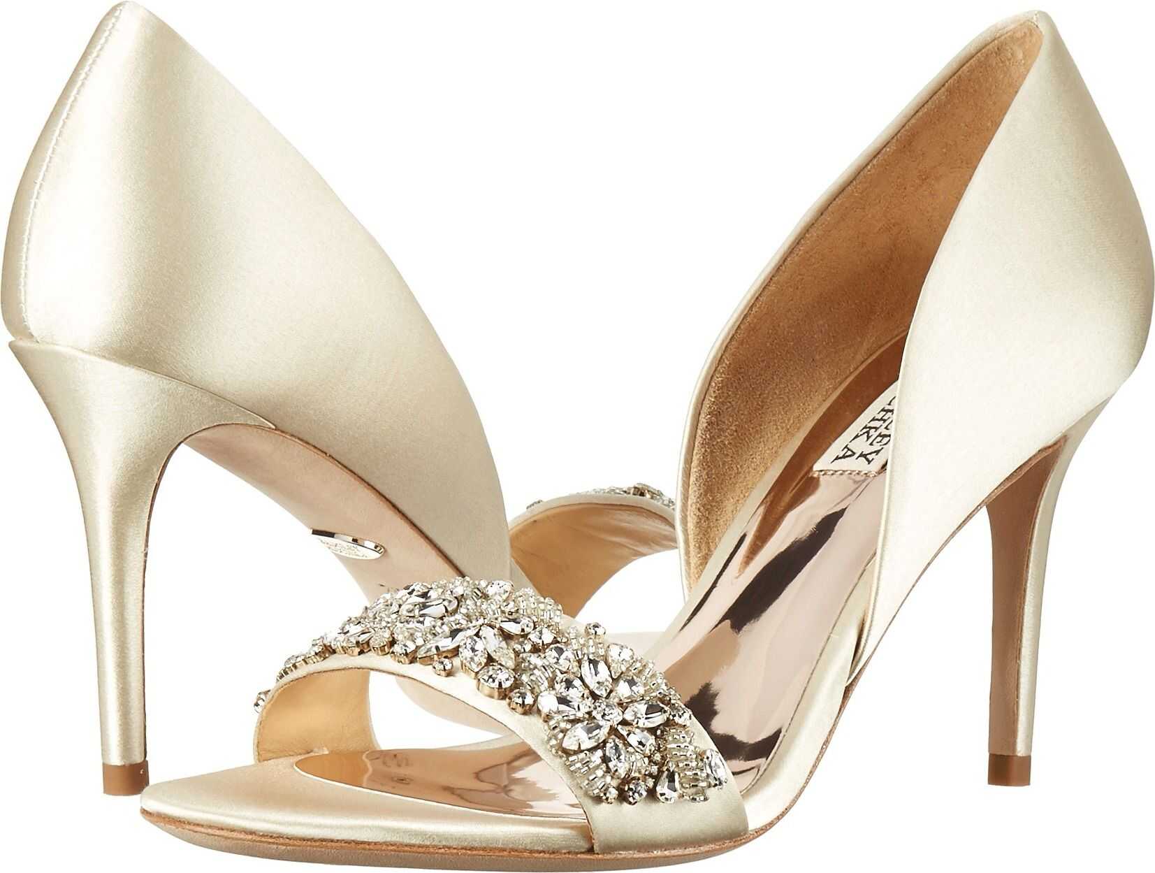 Badgley Mischka Ivy Ivory Satin
