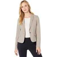 Sacouri casual Plaid One-Button Jacket Femei