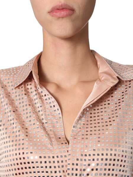 Rochii casual Bottega Veneta Shirt Dress NUDE Femei (BM 7183715) 4