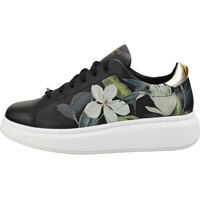 Adidasi cu platforma Ailbe Platform Trainers In Black Femei