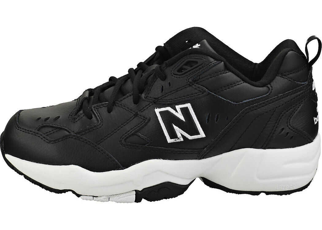 New Balance Classics 608 Platform Trainers In Black White Black