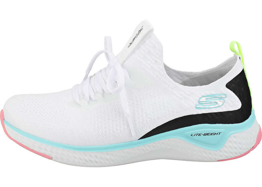 SKECHERS Solar Fuse Fashion Trainers In White Multicolour White