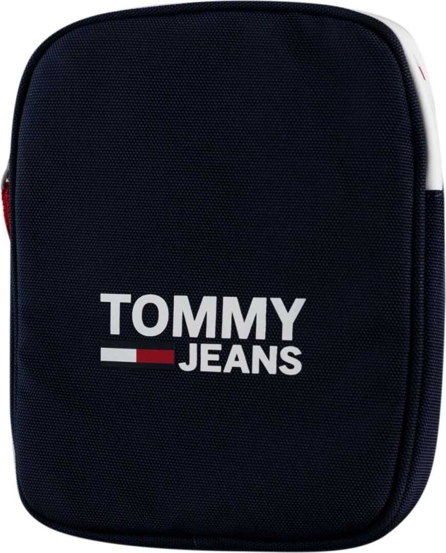 Tommy Jeans Cool City Compact Classic Side Bag In Navy White Blue