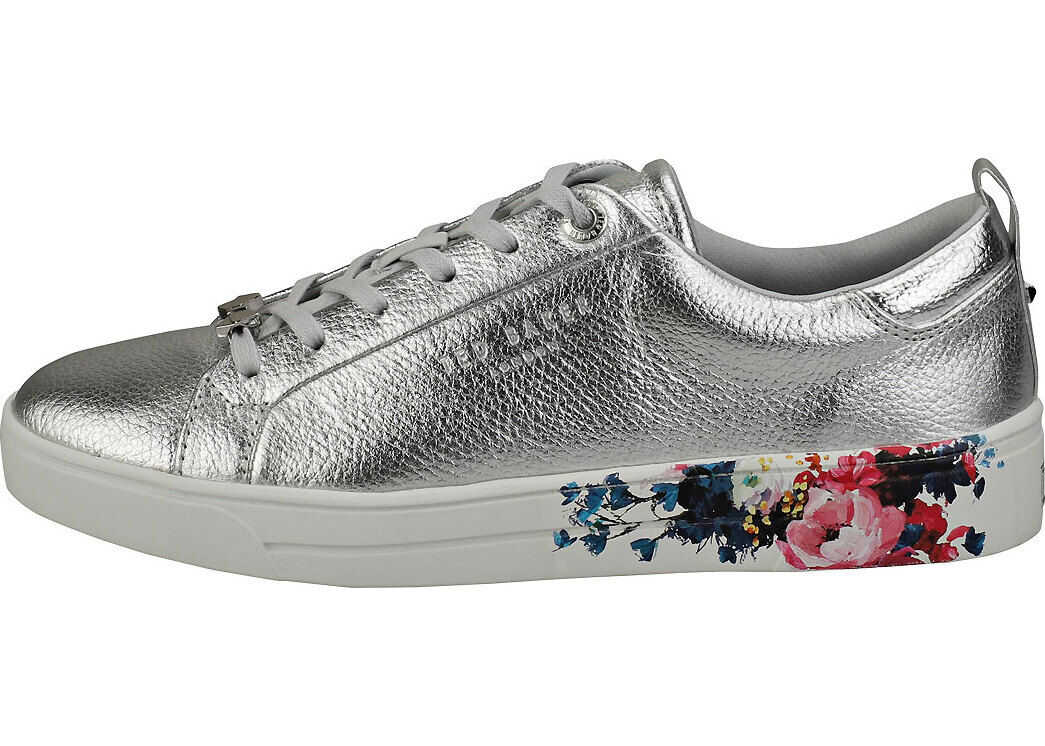 Ted Baker Wfk-Roullym Fashion Trainers In Silver Silver