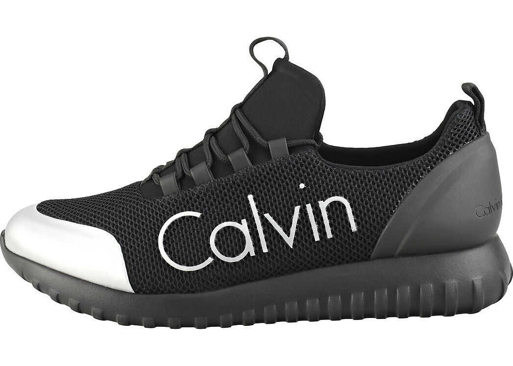 Calvin Klein Ron Fashion Trainers In Black Silver Black
