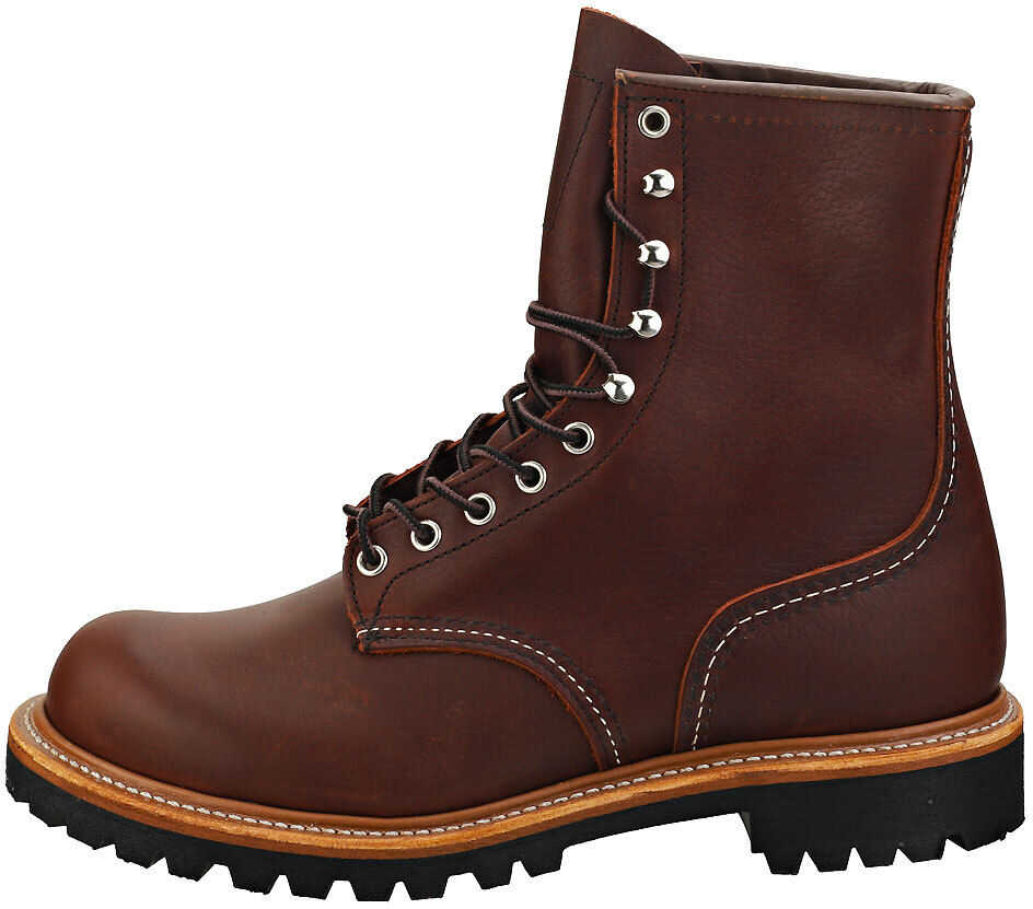 Red Wing Logger Classic Boots In Briar Brown