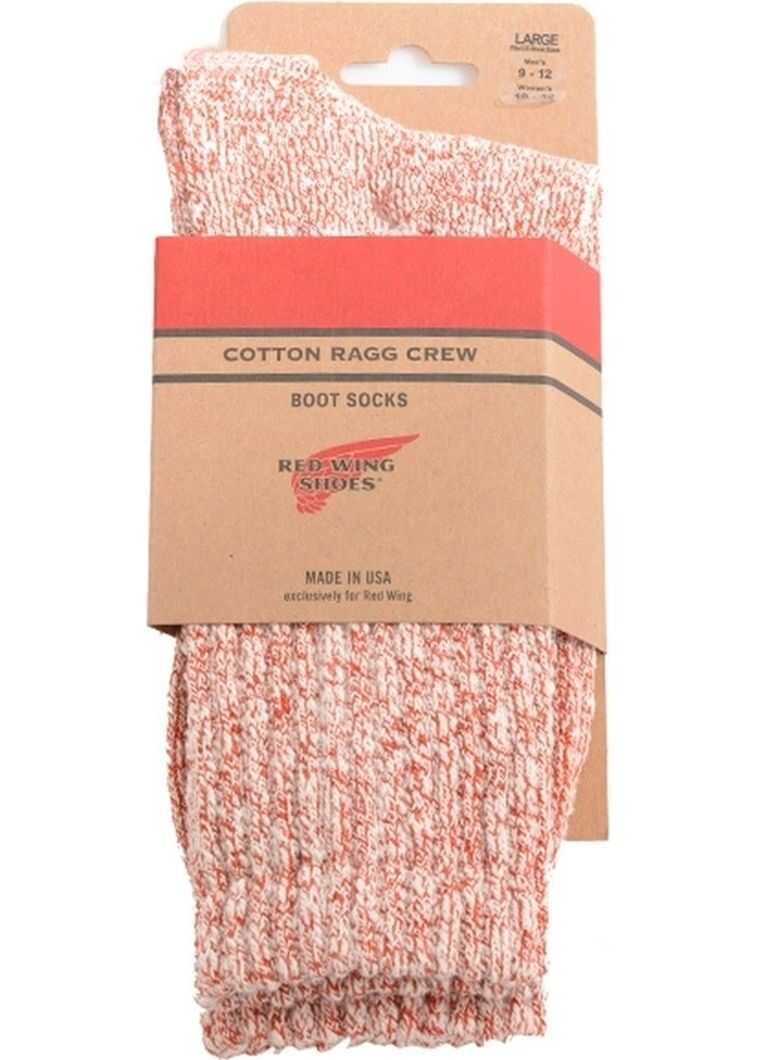 Red Wing Ragg Socks In Rust Orange