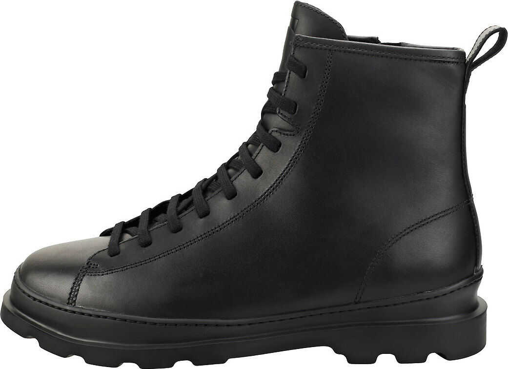 Camper Brutus Ankle Boots In Black Black