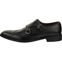 Pantofi eleganti Leonard Monk Smart Shoes In Black Barbati