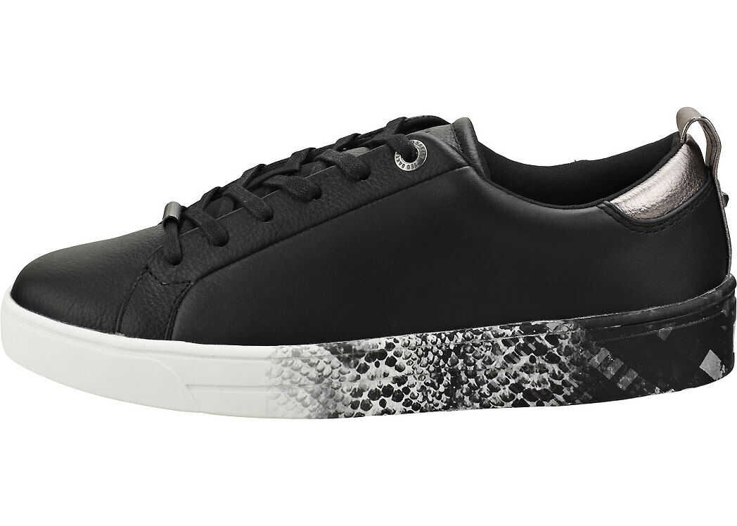 Ted Baker Relina Fashion Trainers In Black White Black
