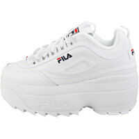 Adidasi cu platforma Disruptor 2 Wedge Platform Trainers In White Femei