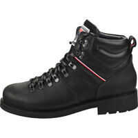 Ghete Material Mix Hiking Boots Casual Boots In Black Barbati