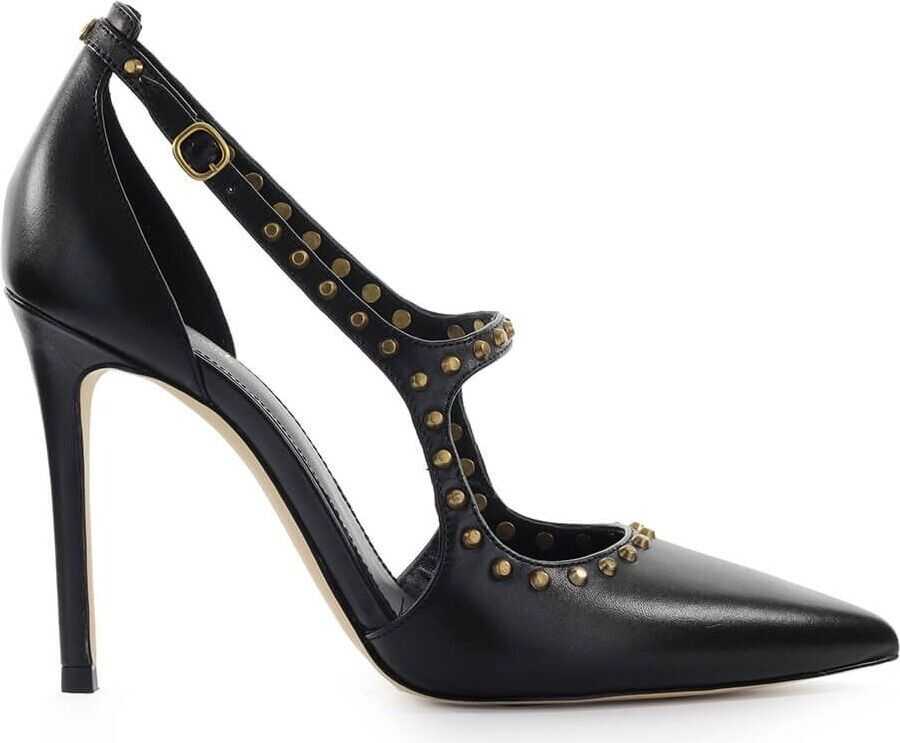 Michael Kors Leather Heels BLACK