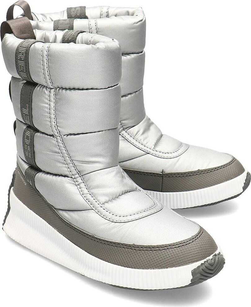 SOREL Out n About Puffy Mid Srebrny