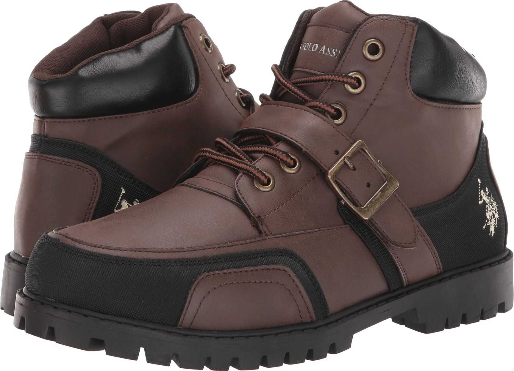 Bocanc U.S. POLO ASSN. Andes-Pmn Red/Brown/Brown Combo